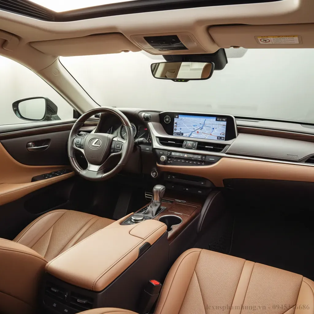 Không gian nội thất Lexus ES 250 sang trọng và tiện nghi bậc nhất