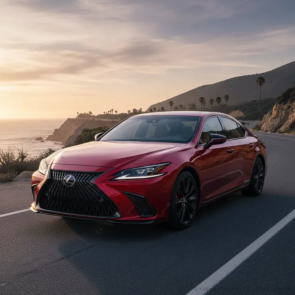 Lexus ES250 2026 phi&ecirc;n bản F Sport với thiết kế ngoại thất thể thao mạnh mẽ