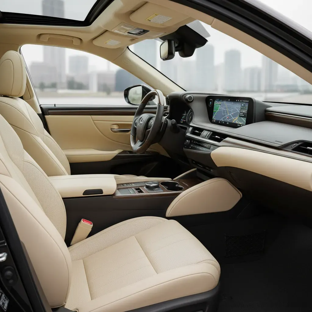 Kh&ocirc;ng gian nội thất đẳng cấp của Lexus ES250 2026 nơi sự tiện nghi được đặt l&ecirc;n h&agrave;ng đầu