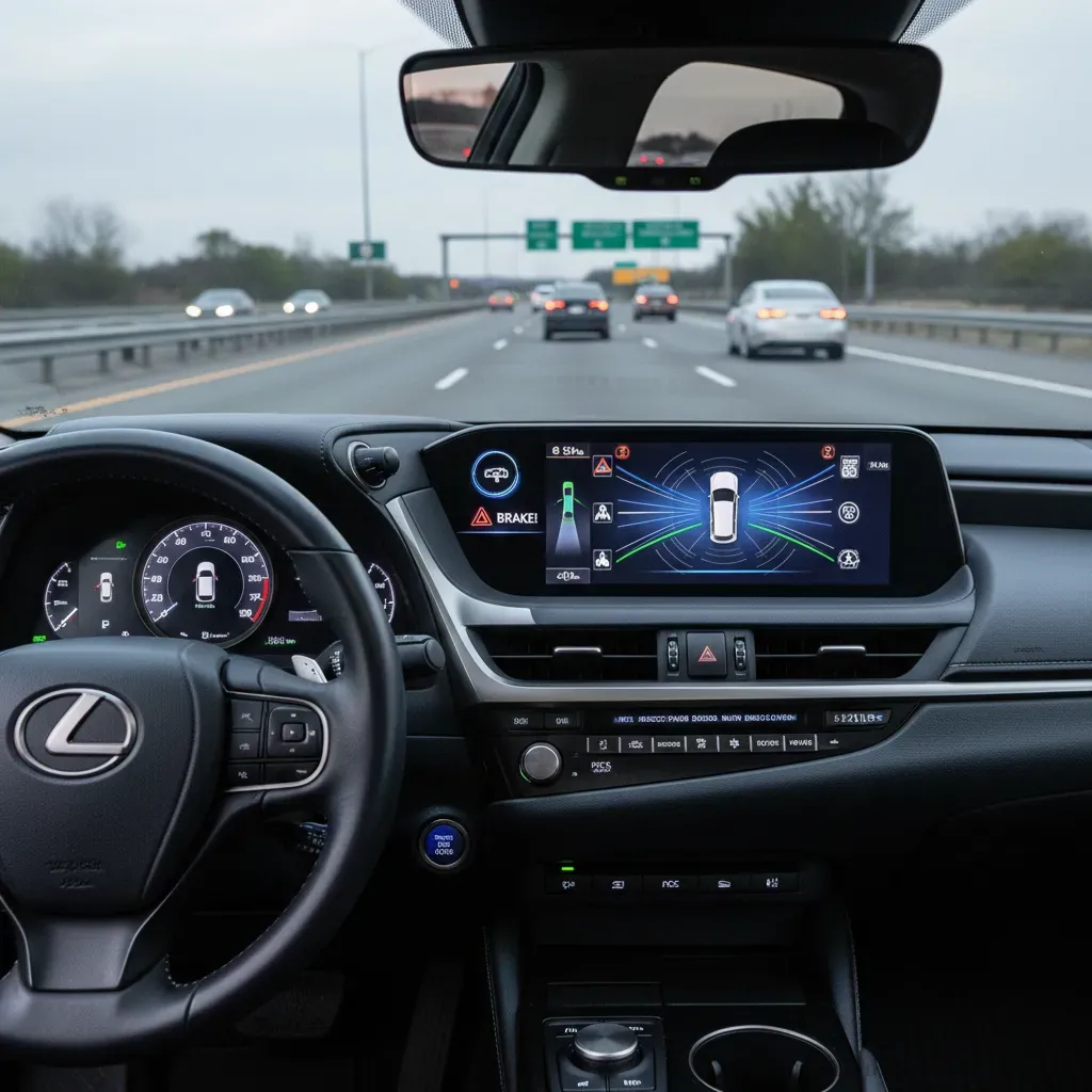 Hệ thống Lexus Safety System LSS ti&ecirc;n tiến tr&ecirc;n Lexus ES250 2026