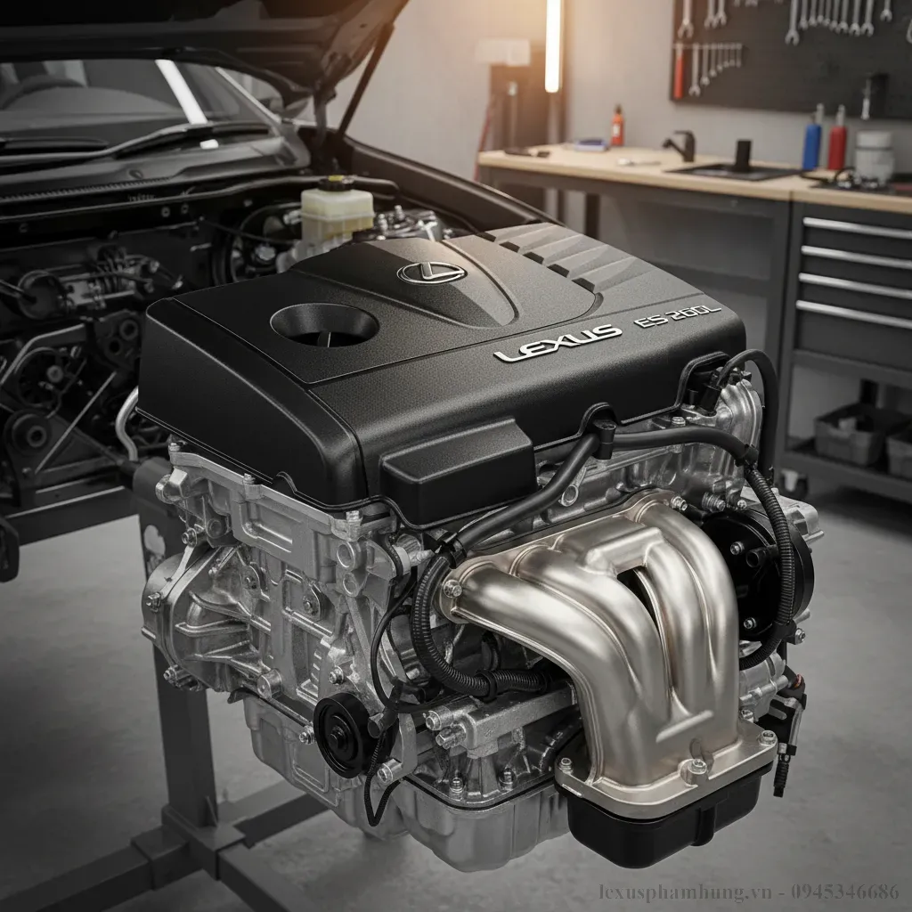 Động cơ 25L mạnh mẽ tinh tế của Lexus ES 250