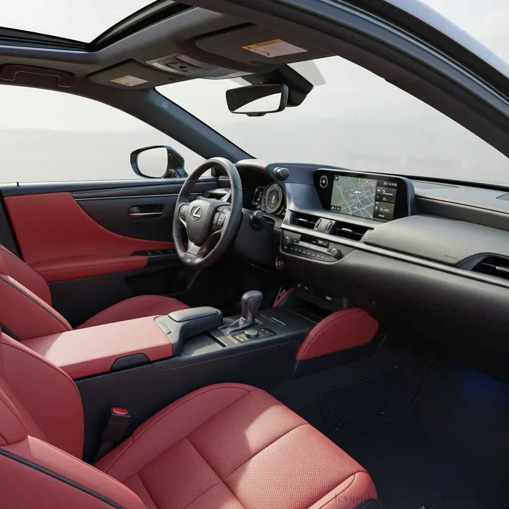 Khoang nội thất sang trọng tiện nghi và đậm chất thể thao của ES 250 F Sport