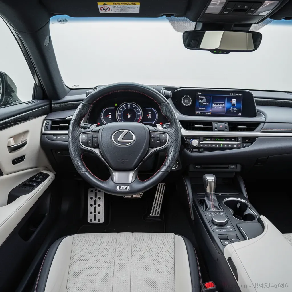 Nội thất Lexus ES 250 F Sport Sang trọng và đầy tính thể thao