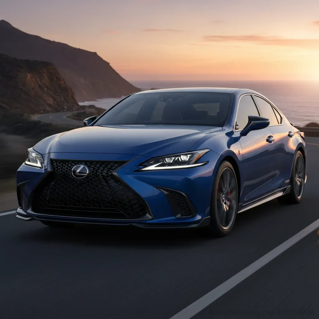 Thiết kế ngoại thất của Lexus ES 250 F Sport 2026 hứa hẹn sẽ mạnh mẽ và cuốn hút hơn