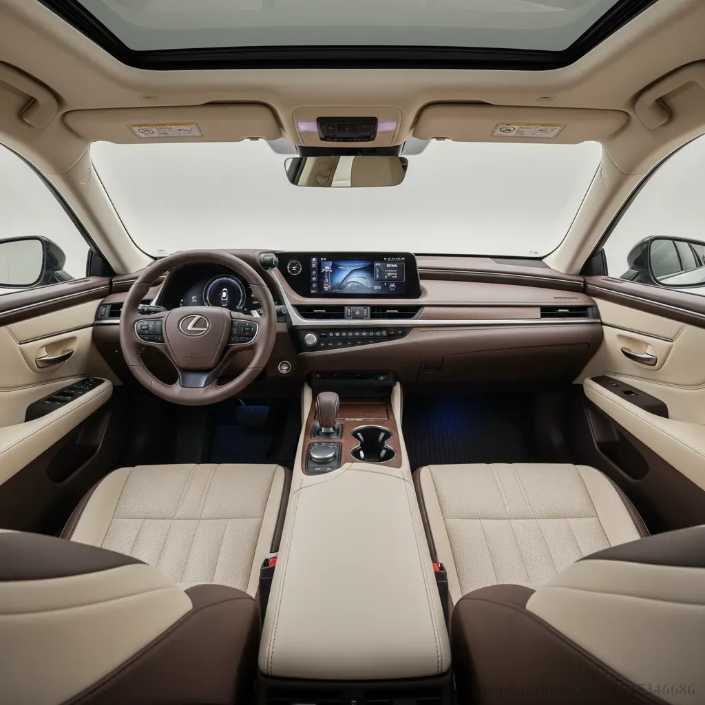 Khoang lái Lexus ES Sự kết hợp hoàn hảo giữa công nghệ hiện đại và vật liệu cao cấp mang đến trải nghiệm lái đỉnh cao