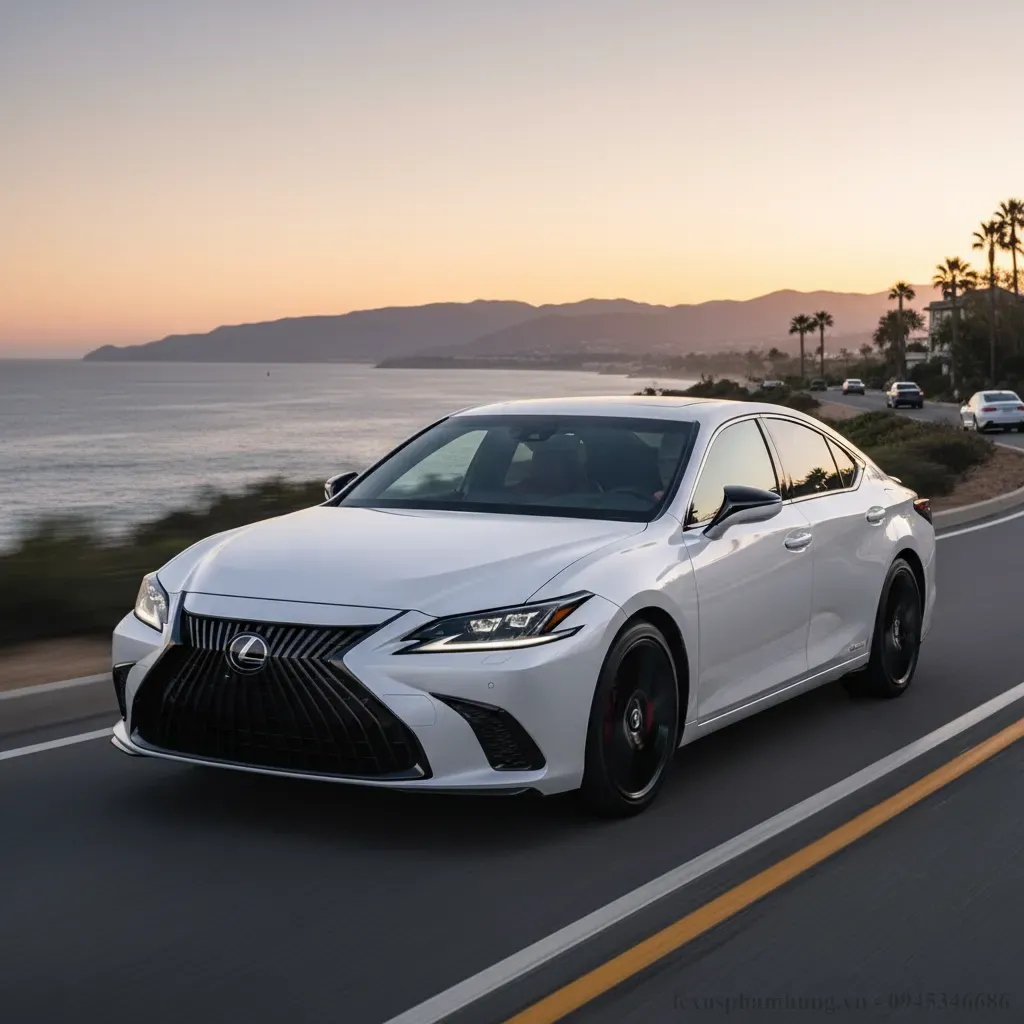 Hình ảnh dự kiến Lexus ES F Sport 2026 với thiết kế thể thao và đẳng cấp