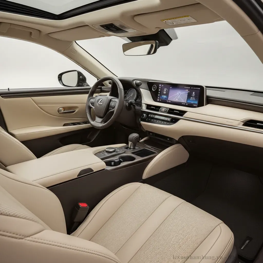Khoang lái Lexus ES 2026 Nơi công nghệ và sự sang trọng hòa quyện