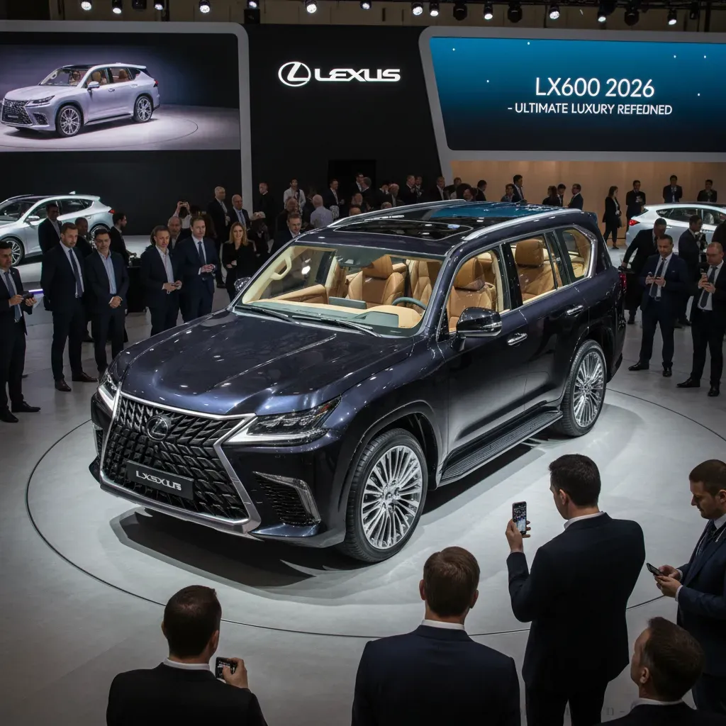Lexus LX600 2026 sẵn sàng ra mắt thu hút mọi ánh nhìn tại các triển lãm xe hơi