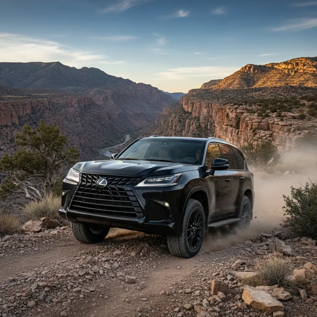Ngoại thất mạnh mẽ sẵn s&agrave;ng chinh phục mọi địa h&igrave;nh của Lexus LX600 2026