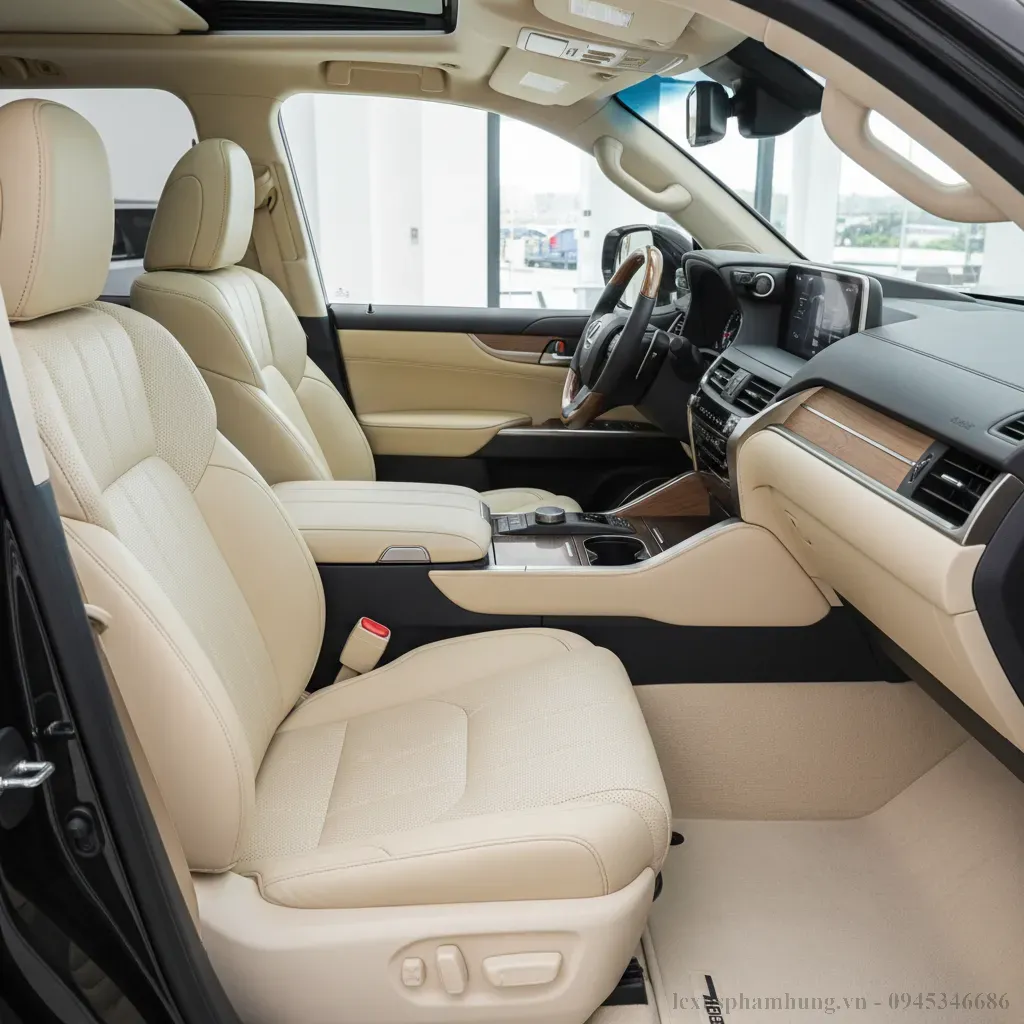 Nội thất Lexus LX600 2026 Không gian tiện nghi và xa hoa bậc nhất