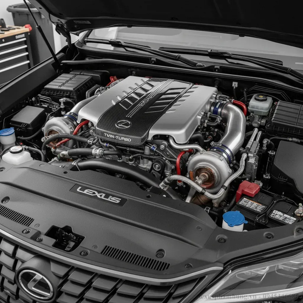 Sức mạnh vượt trội từ khối động cơ V6 tăng áp kép của LX600 2026