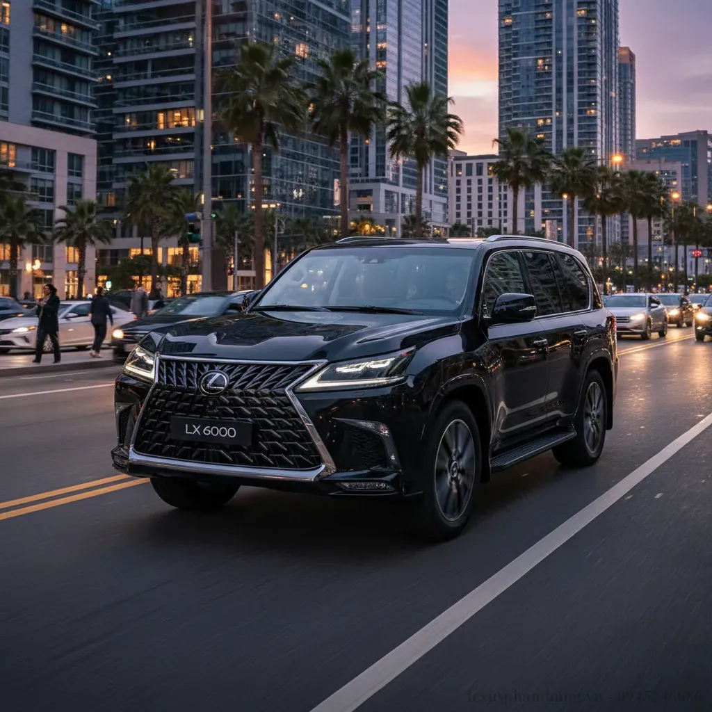 Lexus LX600 2026 với thiết kế ngoại thất đẳng cấp và uy nghi