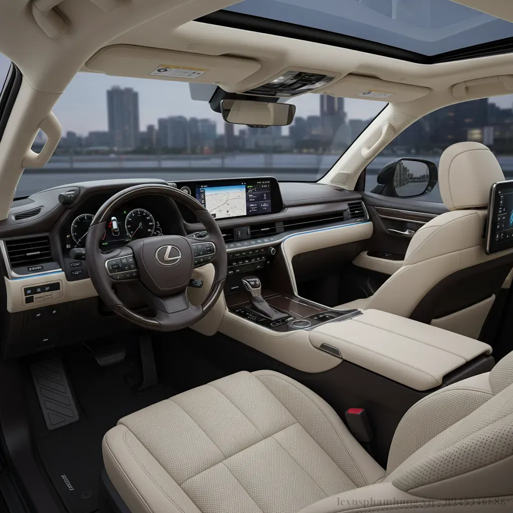 Nội thất Lexus LX600 2026 Sự kết hợp hoàn hảo giữa công nghệ và thủ công