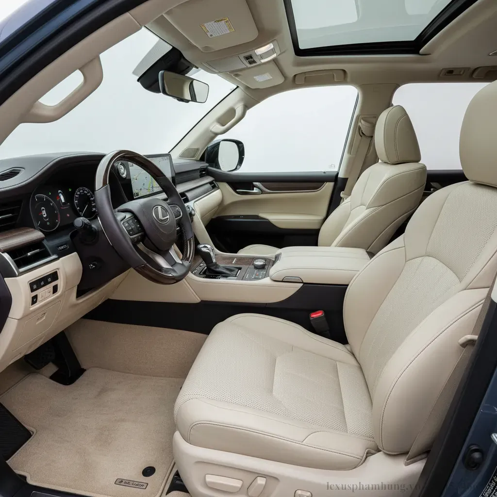 Nội thất Lexus LX600 2026 Không gian tiện nghi và đẳng cấp vượt trội