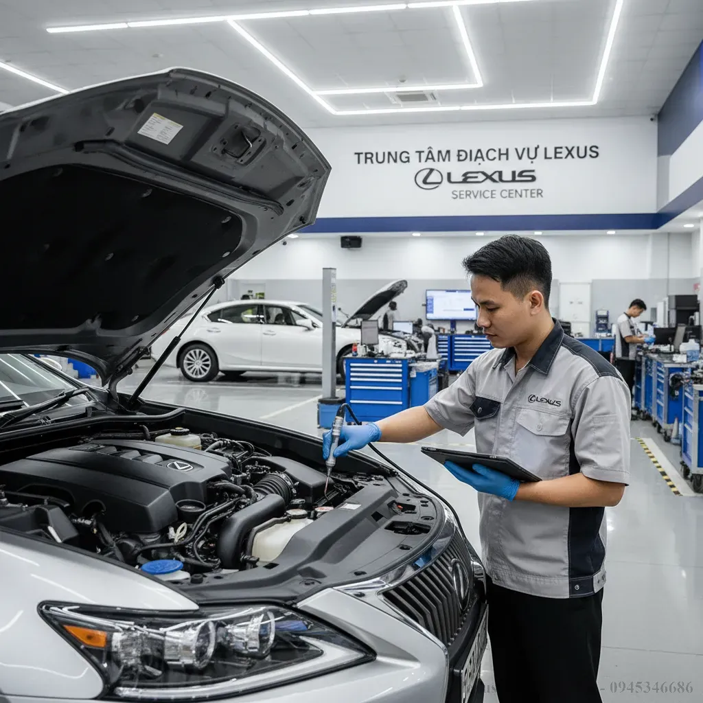 Dịch vụ bảo dưỡng chuyên nghiệp tại Đại Lý Lexus chính hãng
