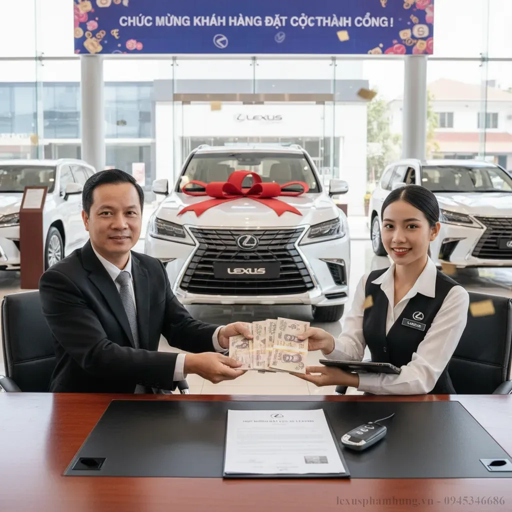 Quy tr&igrave;nh đặt mua Lexus LX600 2026 tại đại l&yacute; ch&iacute;nh h&atilde;ng