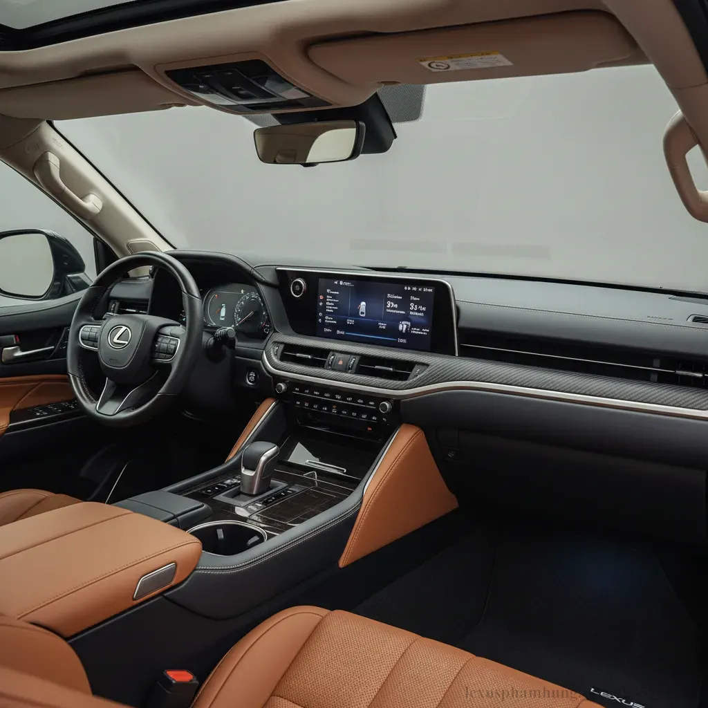 Nội thất sang trọng và công nghệ đỉnh cao của Lexus LX600 Urban 2026