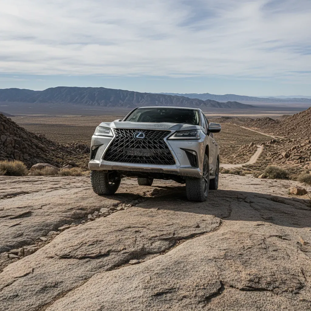 Lexus LX600 2026 chinh phục địa h&igrave;nh đ&aacute; gồ ghề