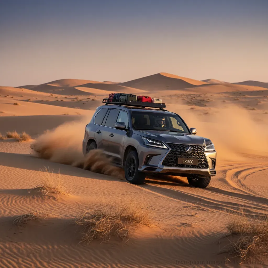 Lexus LX600 2026 thể hiện sức mạnh vượt trội trên mọi địa hình