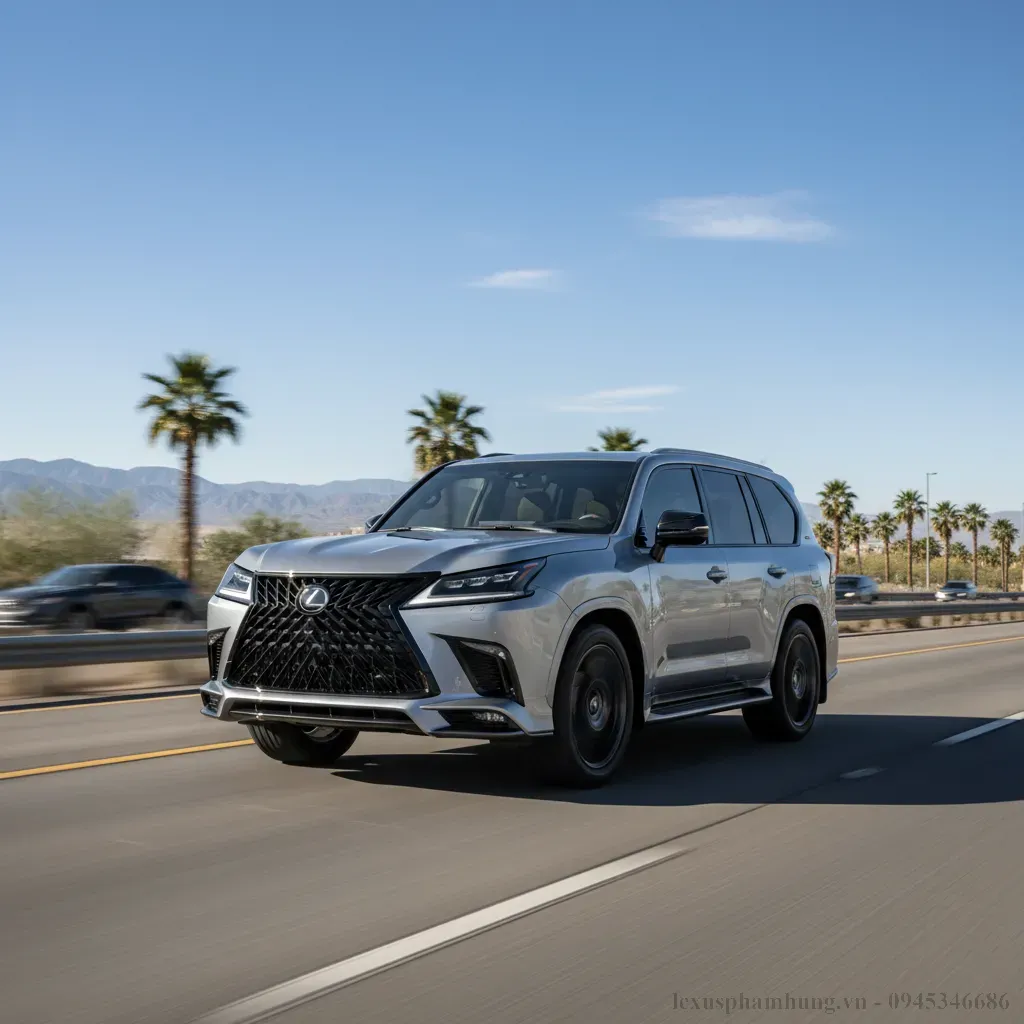 Hiệu suất vượt trội và công nghệ an toàn hàng đầu của Lexus LX600 F Sport 2026