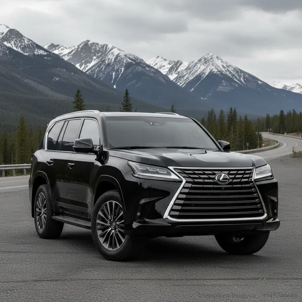 Thiết kế ngoại thất uy lực và sang trọng của Lexus LX600 2026