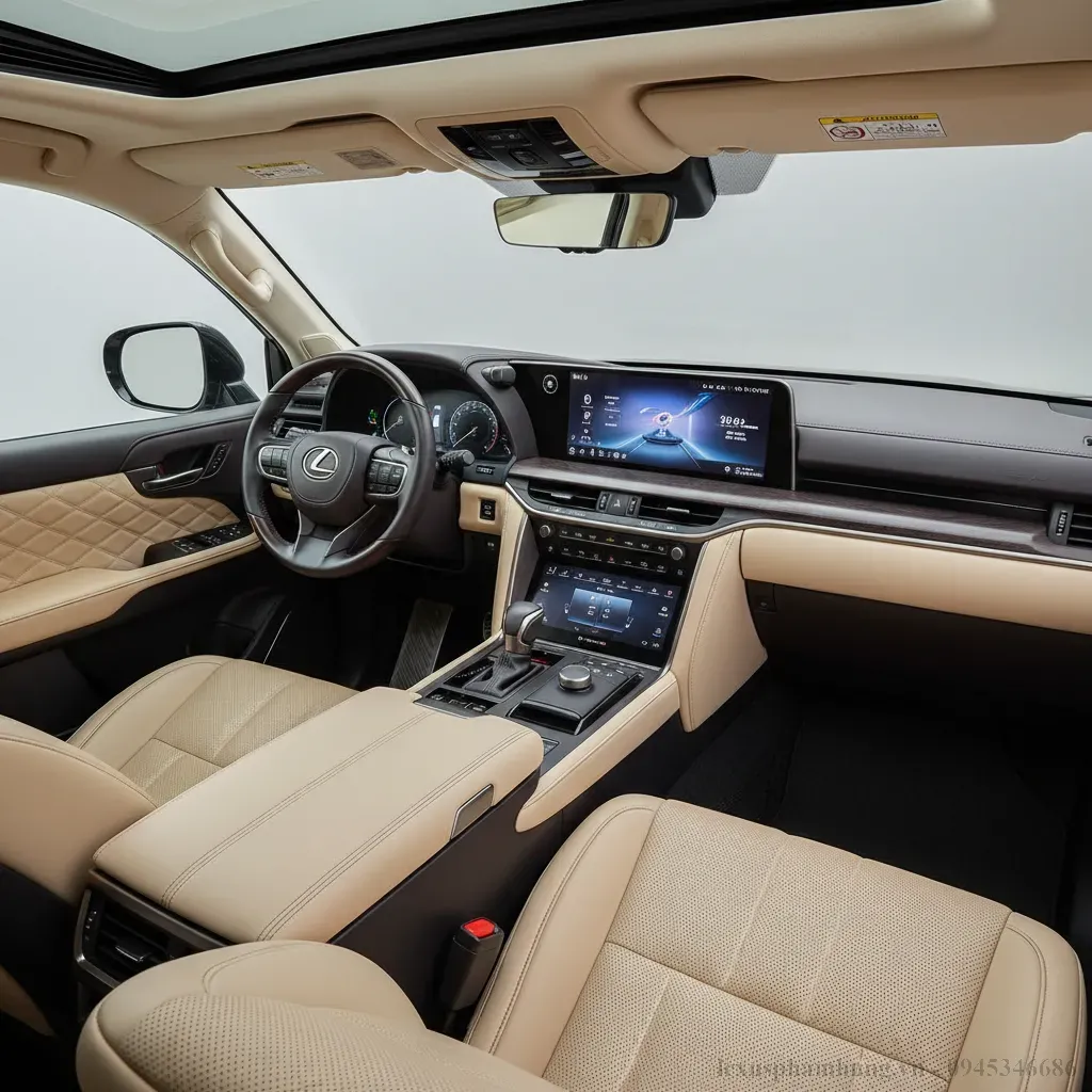 Không gian nội thất đẳng cấp và tiện nghi hiện đại của Lexus LX600 Mới 2026