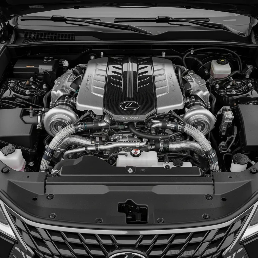 Trái tim mạnh mẽ của Lexus LX600 2026 với động cơ V6 TwinTurbo