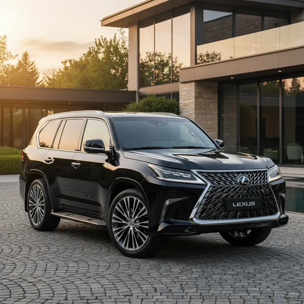 Tổng thể ngoại thất uy nghi của Lexus LX600 2026