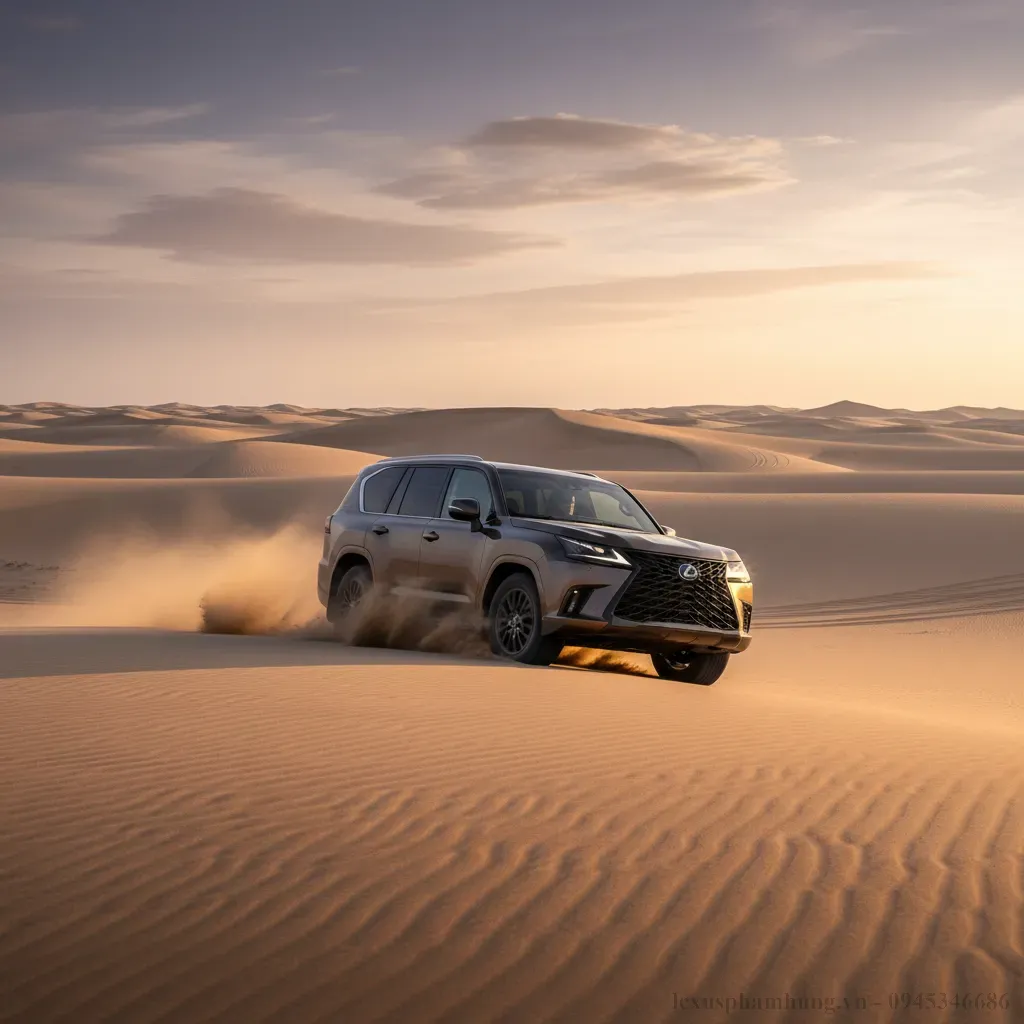 Lexus LX600 2026 chinh phục mọi địa hình với sức mạnh vượt trội