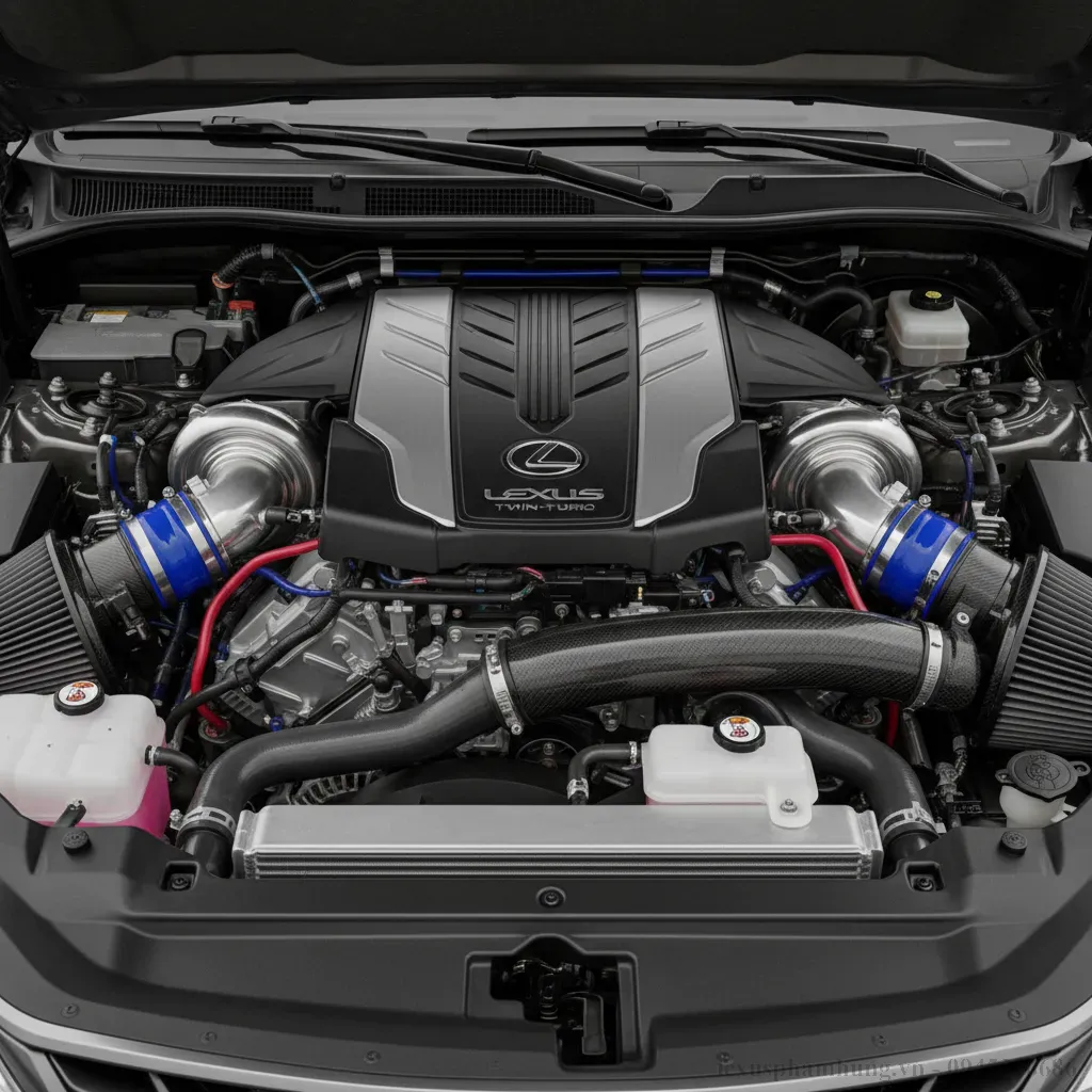 Động cơ V6 TwinTurbo 35L của Lexus LX600 2026 Mạnh mẽ và hiệu quả
