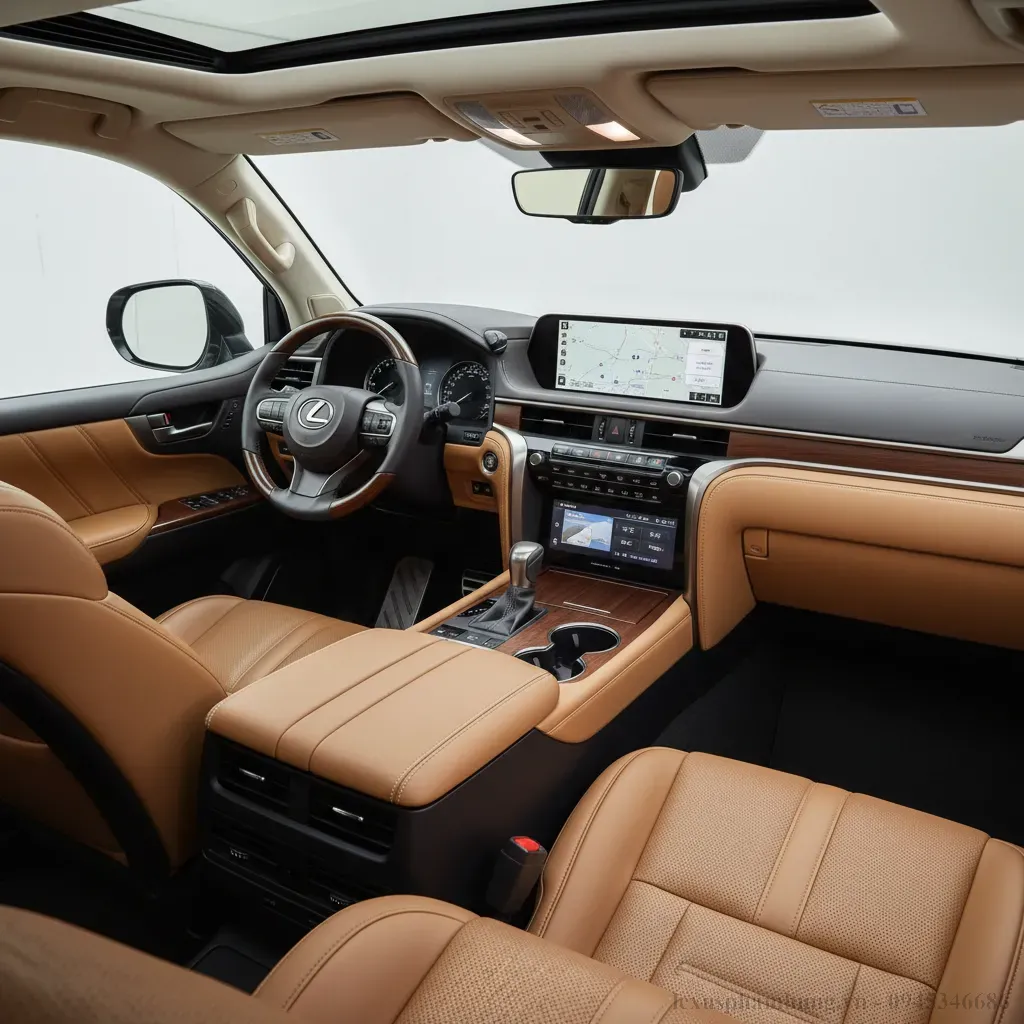 Nội thất Lexus LX600 2026 Sự kết hợp hoàn hảo giữa công nghệ và sự sang trọng
