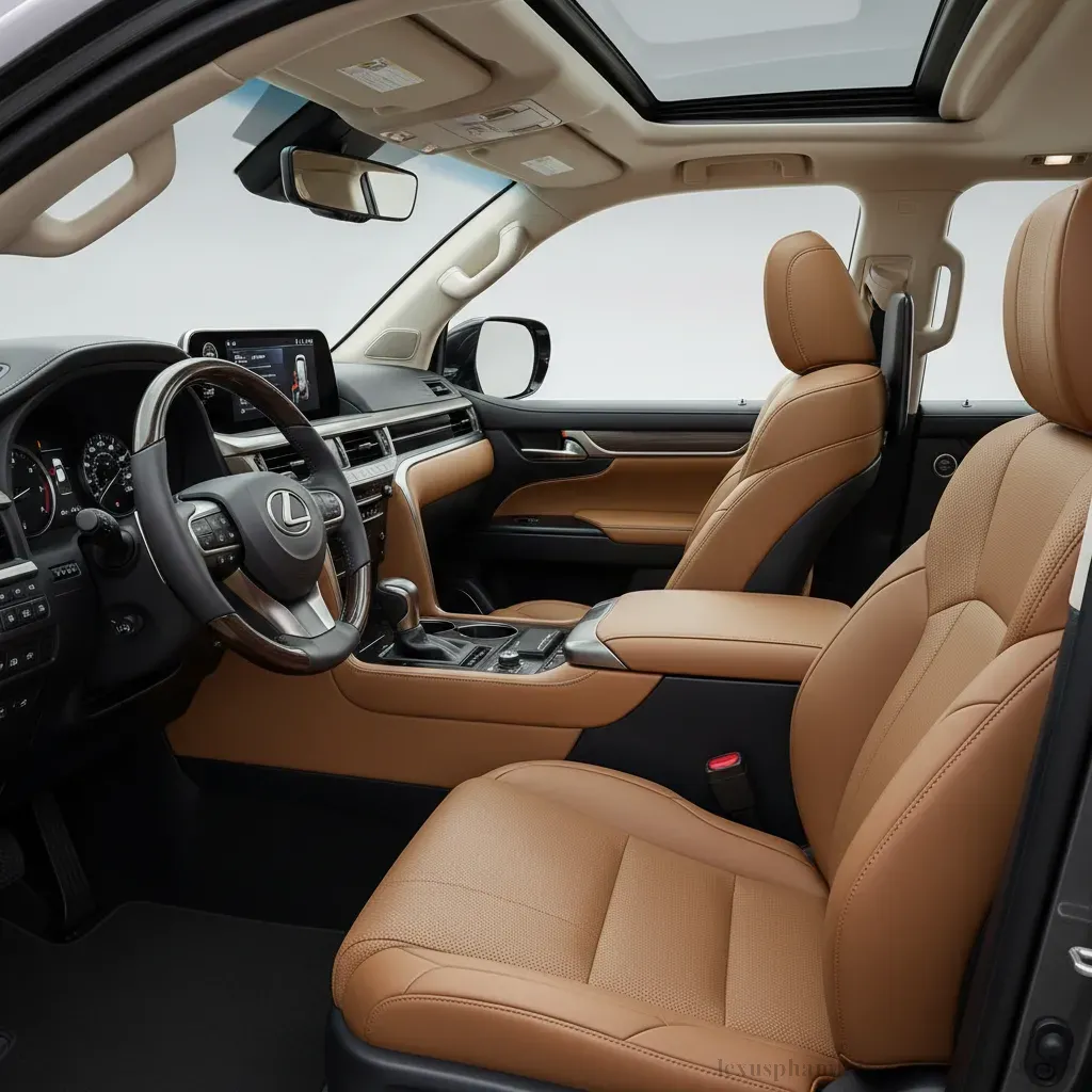 Nội thất Lexus LX600 2026 Sự kết hợp hoàn hảo giữa sang trọng và công nghệ