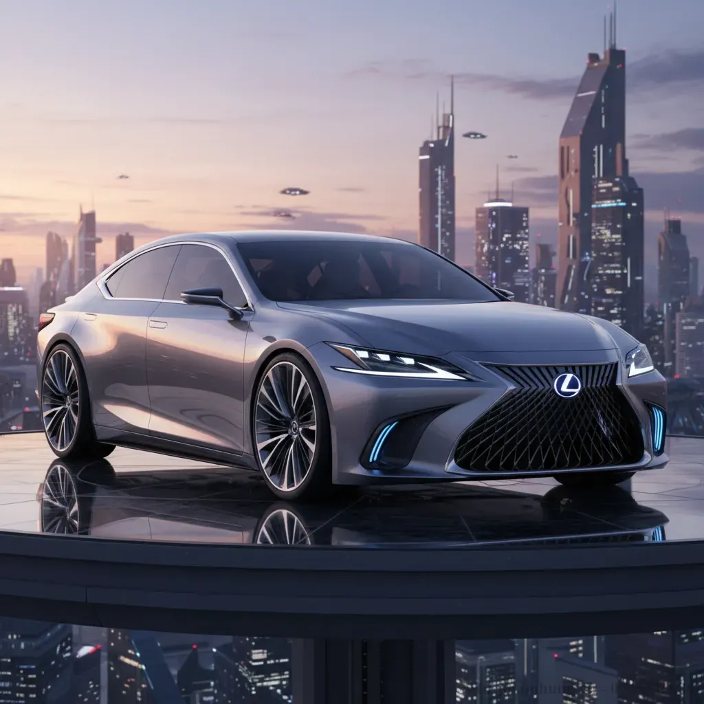 Hình ảnh minh họa Lexus ES 2026 với ngôn ngữ thiết kế tương lai
