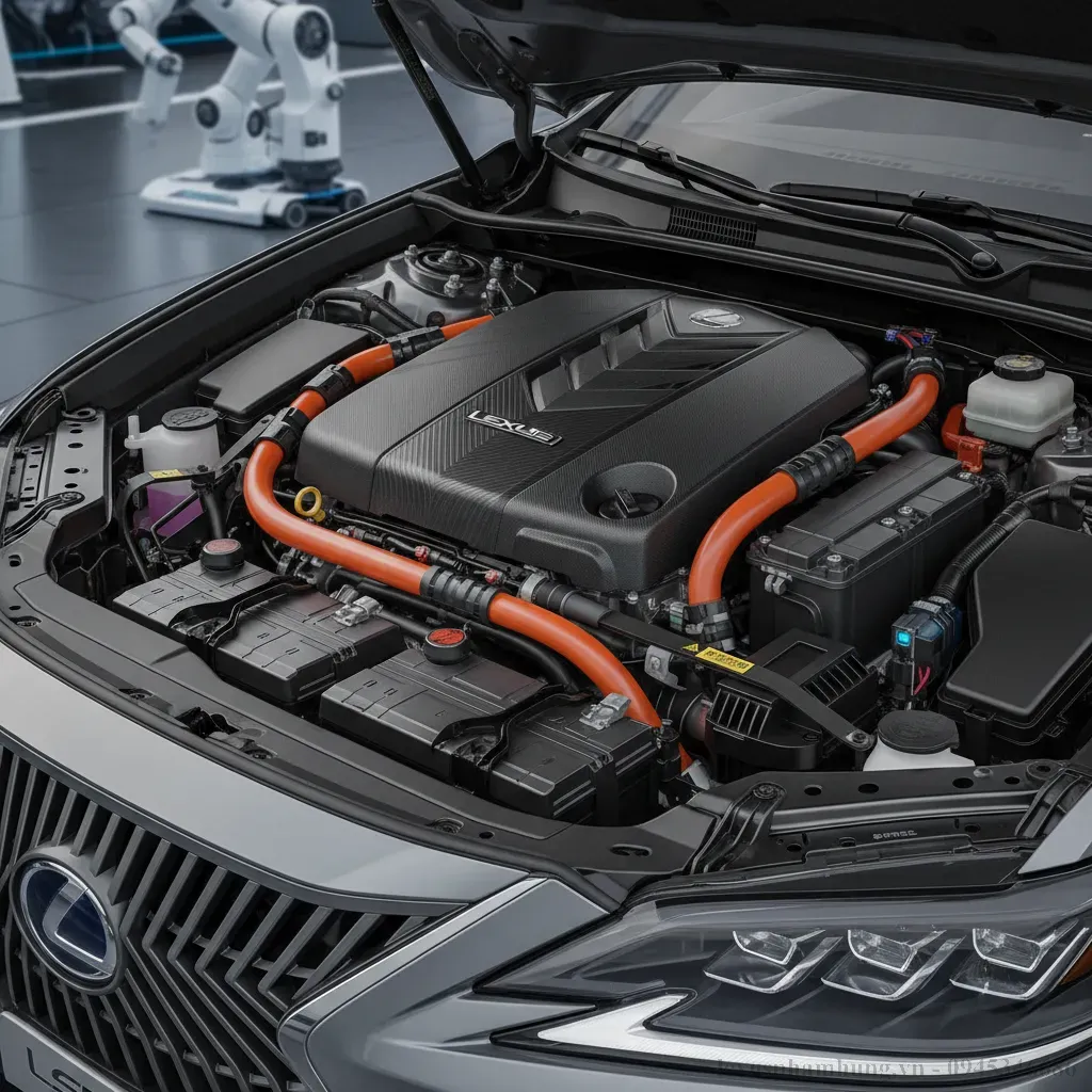 Hệ thống động cơ hybrid và công nghệ an toàn tiên tiến trên Lexus ES 2026