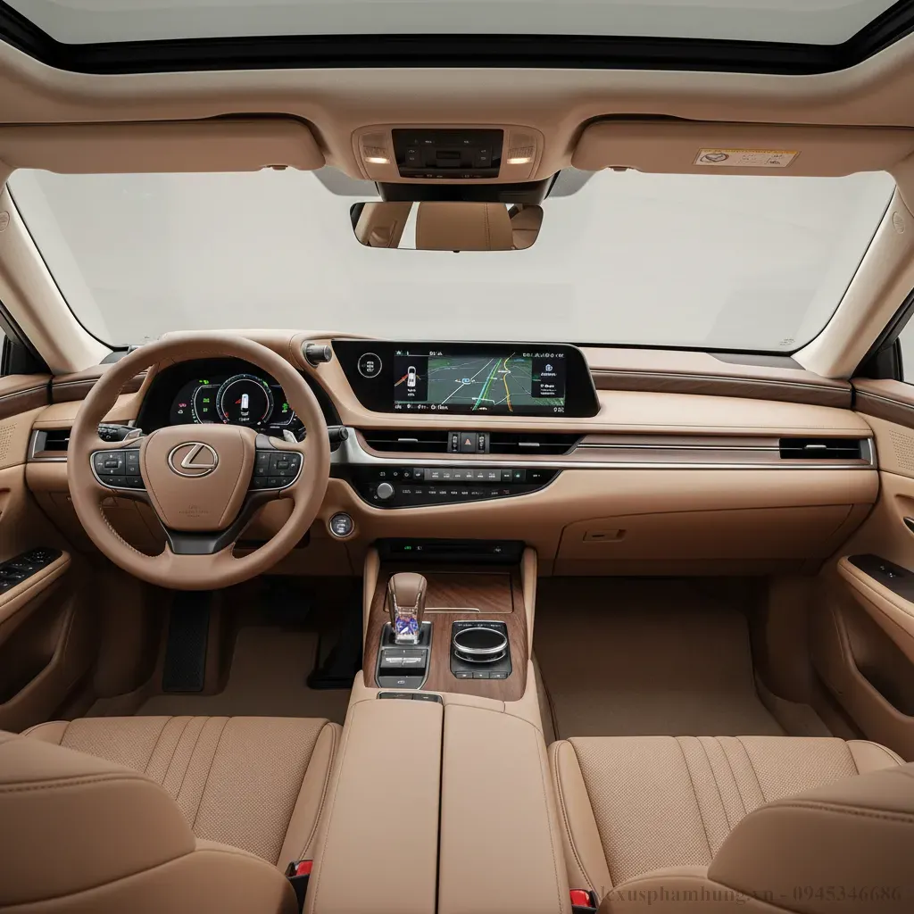 Nội thất sang trọng và tiện nghi của Lexus ES 2026