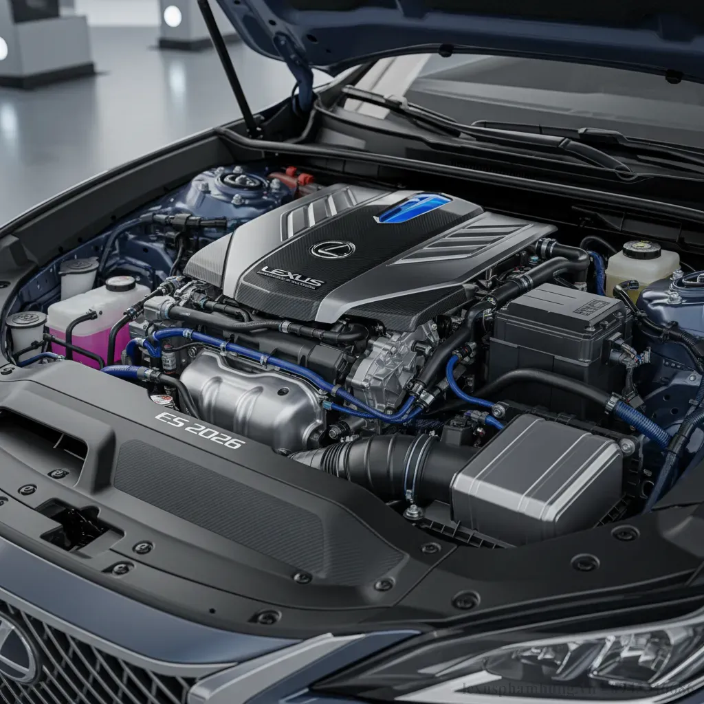 Động cơ hybrid tiên tiến của Lexus ES 2026 tối ưu hiệu suất và tiết kiệm nhiên liệu