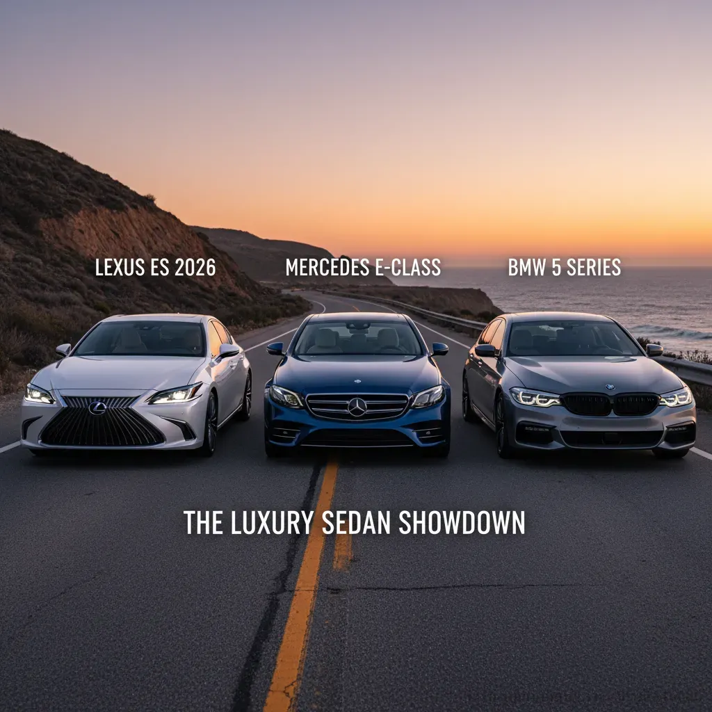So s&aacute;nh thiết kế v&agrave; ph&acirc;n kh&uacute;c của Lexus ES 2026 với c&aacute;c đối thủ ch&iacute;nh