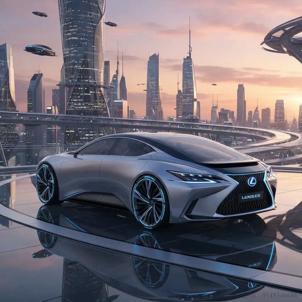 H&igrave;nh ảnh minh họa concept Lexus ES thế hệ mới dự kiến ra mắt v&agrave;o năm 2026