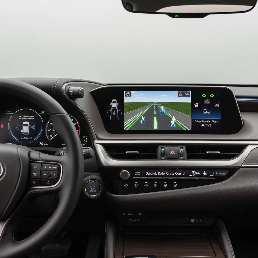 Công nghệ an toàn tiên tiến trên Lexus ES 2026 giúp bảo vệ tối đa người lái và hành khách