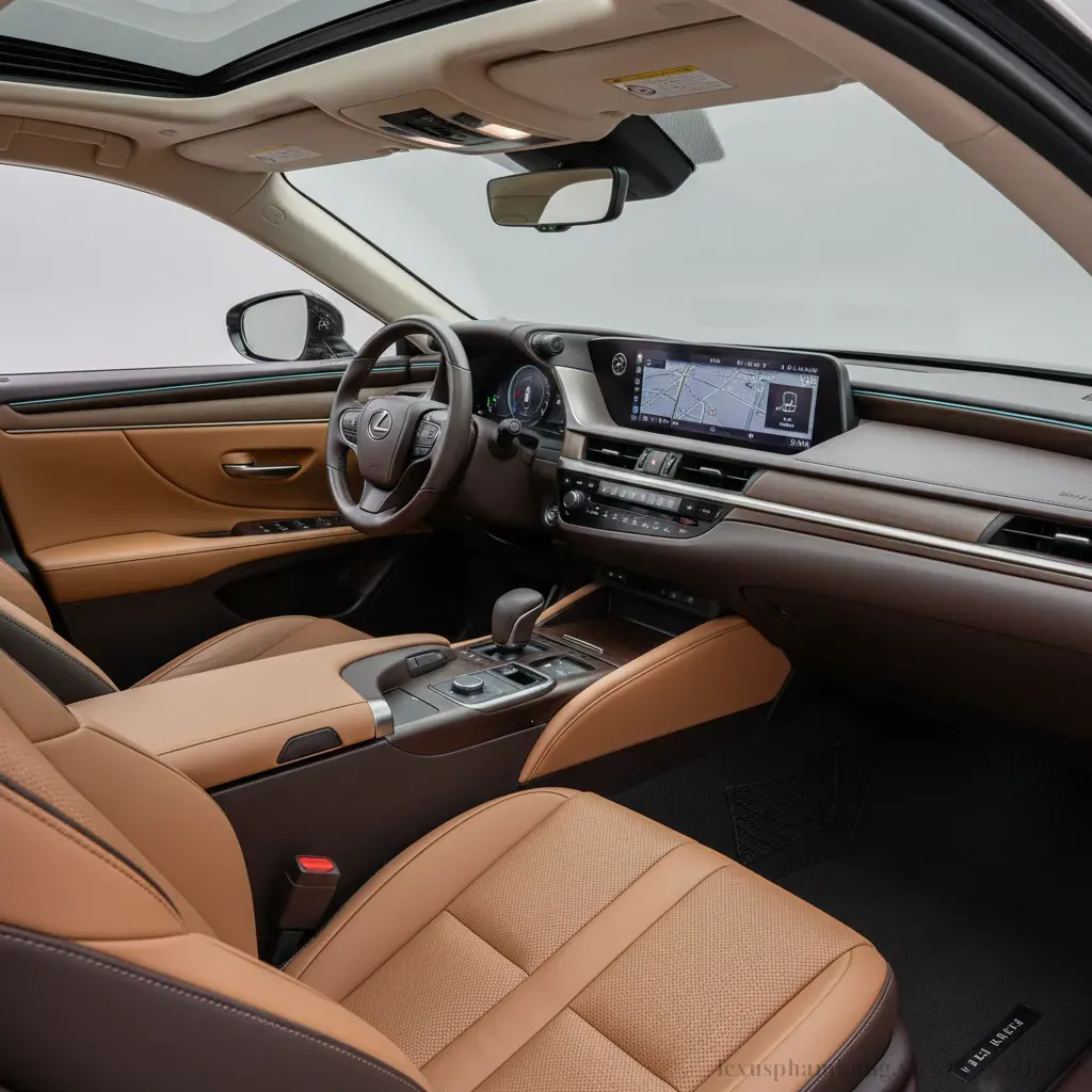 Khoang lái tinh tế và tiện nghi của Lexus ES 2026