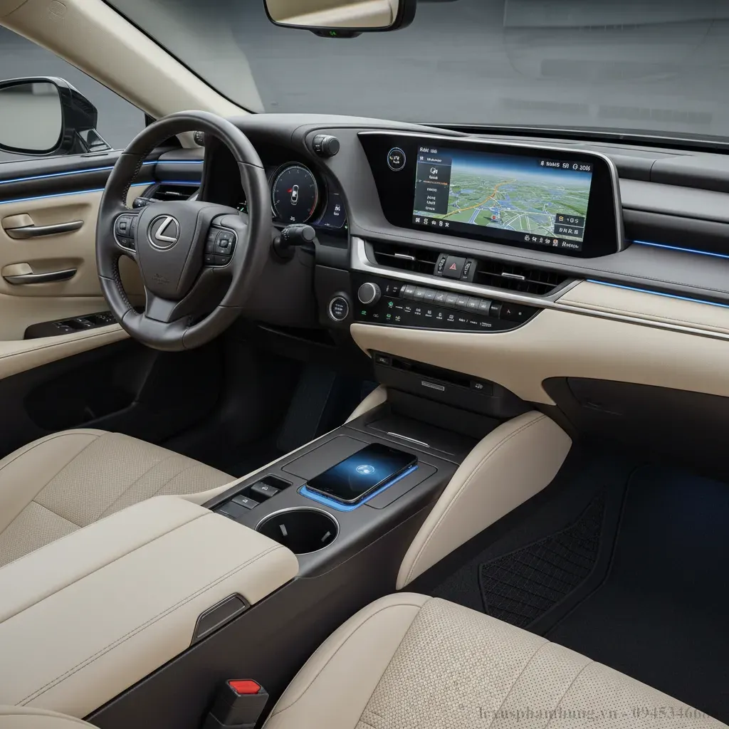 Tiện nghi đỉnh cao trong khoang nội thất Lexus ES 2026