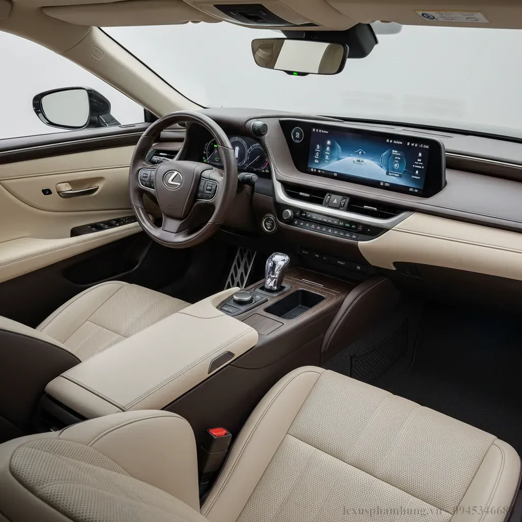 Nội thất Lexus ES 2026 dự kiến sẽ trang bị nhiều công nghệ hiện đại và vật liệu cao cấp
