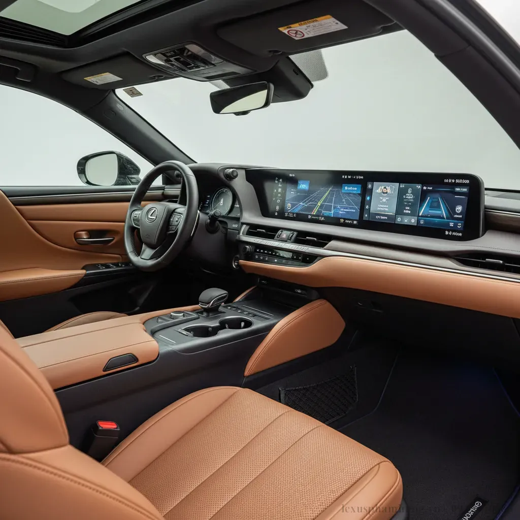 Khoang lái Lexus ES 2026 Sự kết hợp hoàn hảo giữa công nghệ và sang trọng