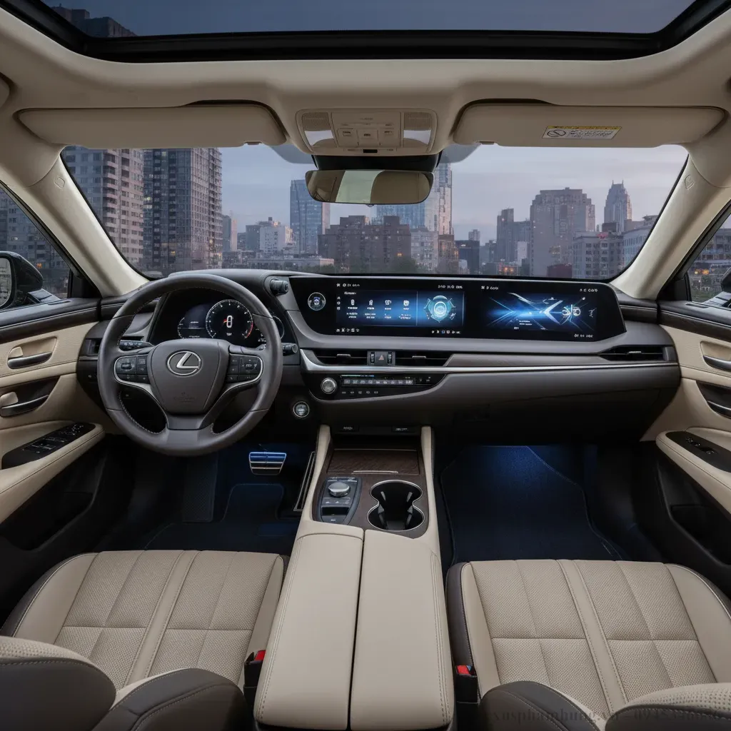 Nội thất Lexus ES 2026 hứa hẹn mang đến không gian sang trọng và đầy đủ tiện nghi