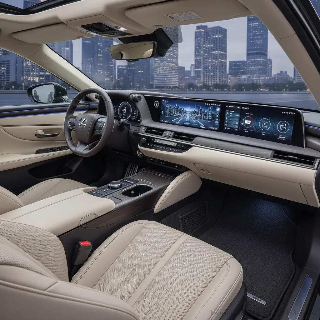 Nội thất Lexus ES 250 2026  Kh&ocirc;ng gian sang trọng v&agrave; tiện nghi