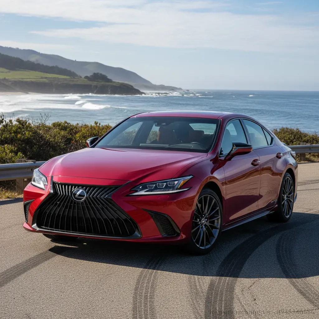 H&igrave;nh ảnh minh họa ngoại thất Lexus ES 250 F Sport 2026 với thiết kế thể thao v&agrave; mạnh mẽ
