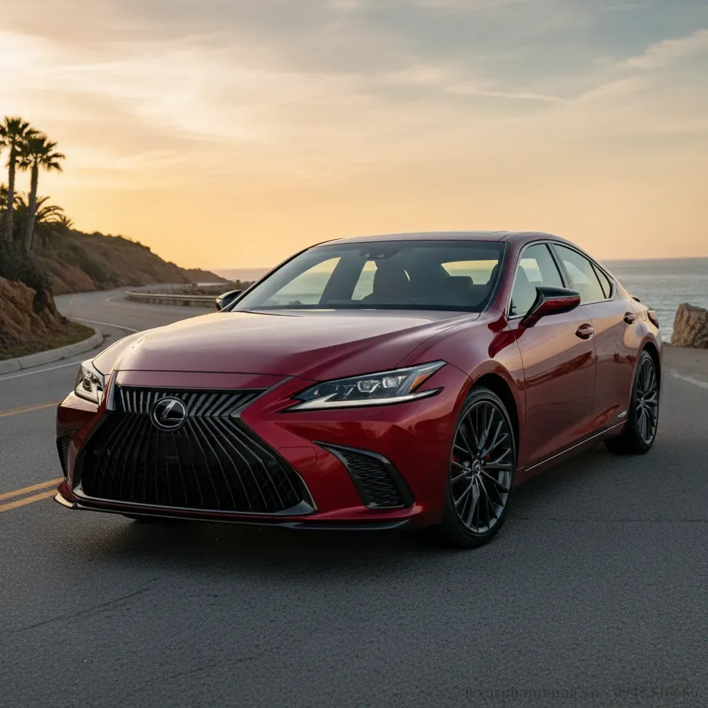 Lexus ES 250 F Sport 2026 với thiết kế ngoại thất đầy ấn tượng