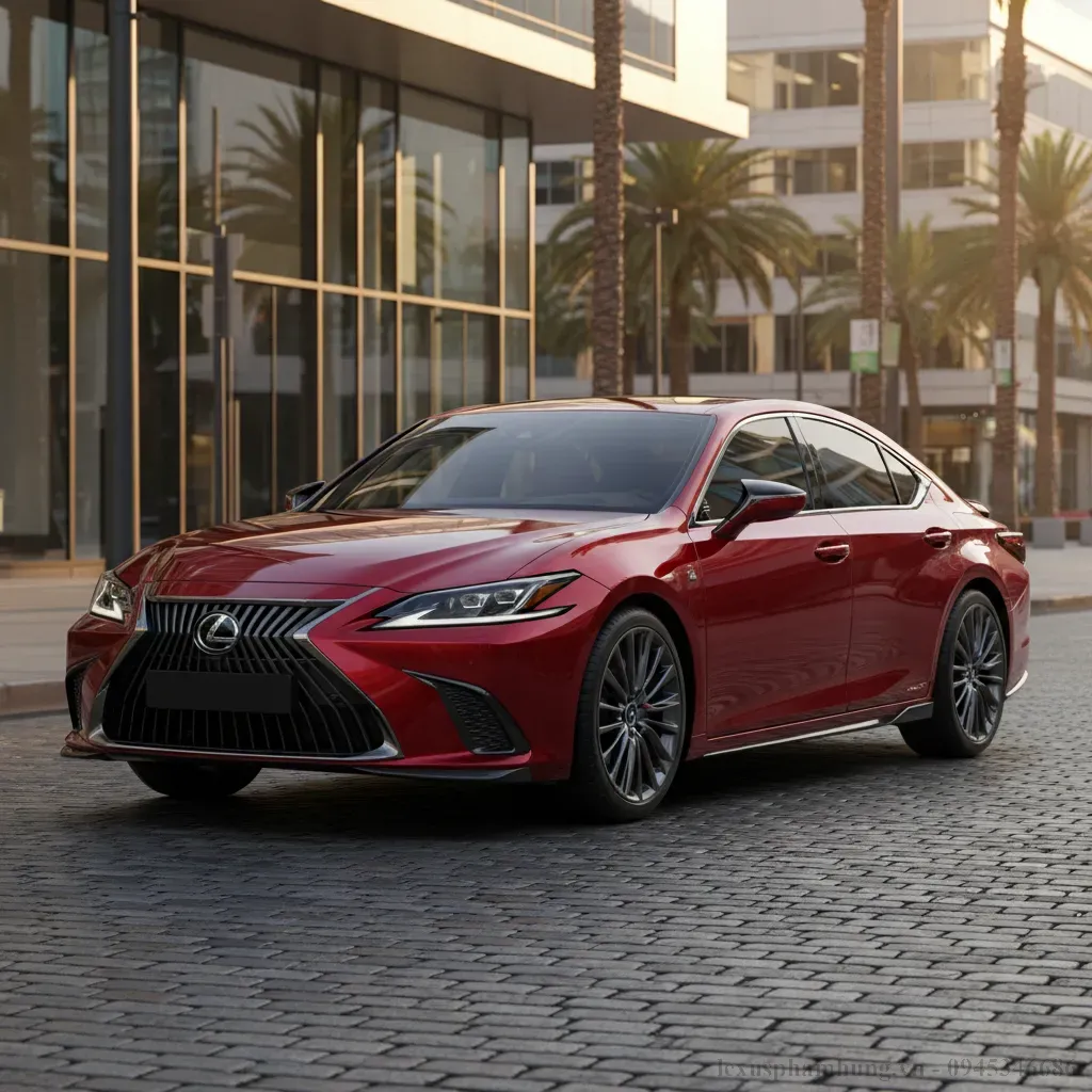 Lexus ES 250 F Sport 2026 với thiết kế ngoại thất đầy ấn tượng kết hợp sự sang trọng và tinh thần thể thao