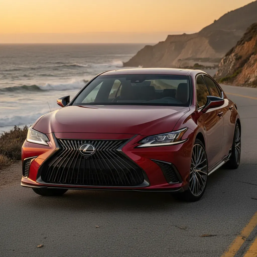 Sự khác biệt rõ rệt trong phong cách ngoại thất giữa ES 250 và ES 250 F Sport 2026