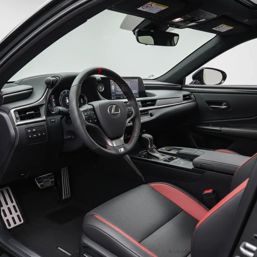 Khoang lái tập trung vào người lái của Lexus ES 250 F Sport 2026